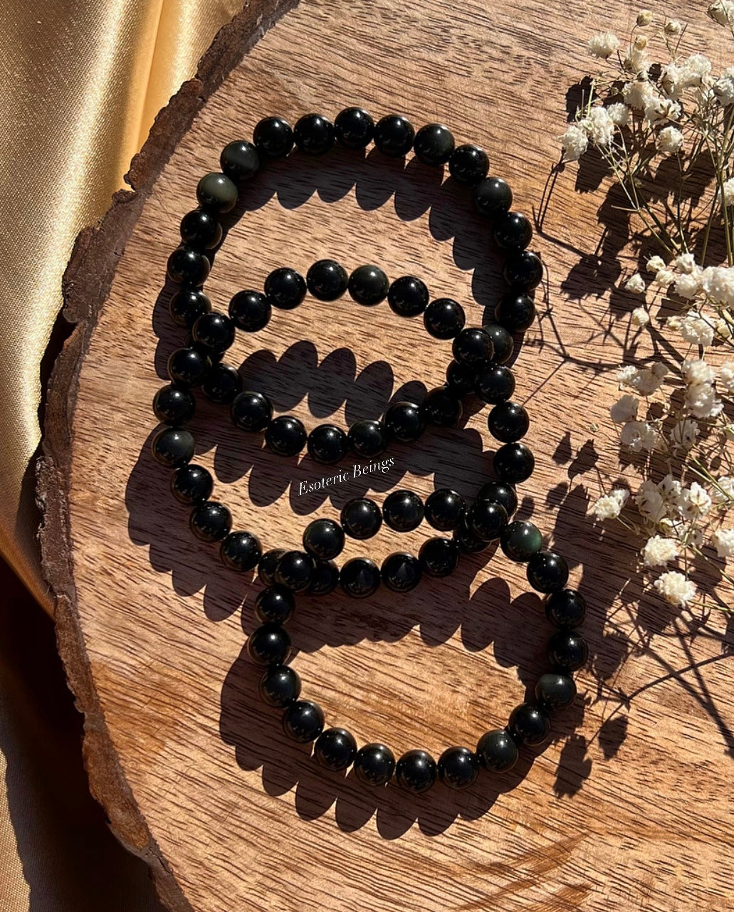 Black Obsidian Bracelet