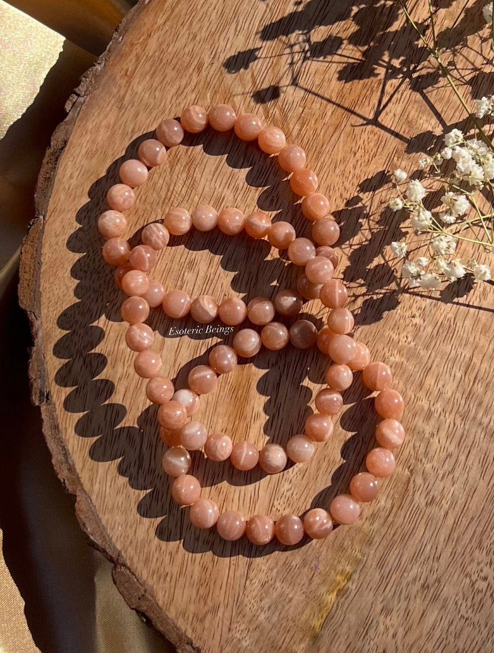 Natural Sunstone Bracelet