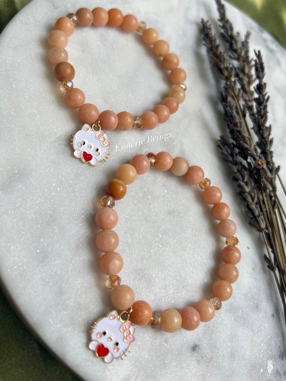 Pink Aventurine Hello Kitty