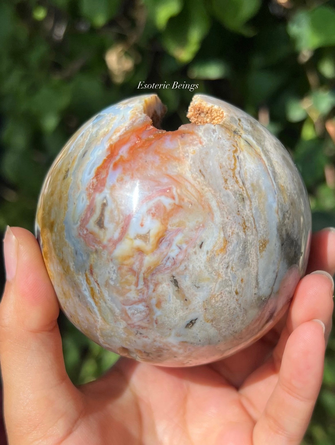 Pastel Ocean Jasper Sphere