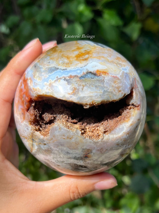 Pastel Ocean Jasper Sphere