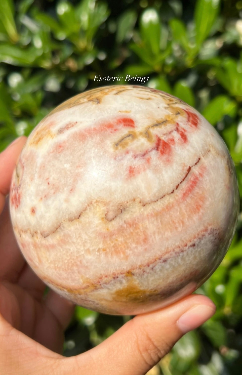 Pink Ocean Jasper Sphere